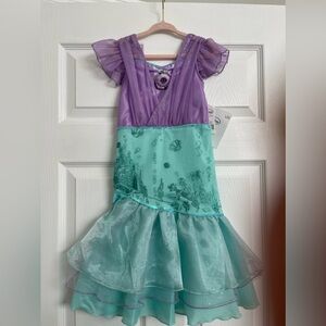 Disney Little Mermaid Ariel Princess Dress Costume with Glitter/Sequin NWT Sz 3T